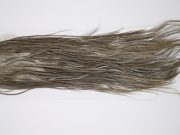 4854 Hebert Dry Fly Hackle Bronze Grade Rooster Saddle Medium Grey Dun Ties Size 12-14