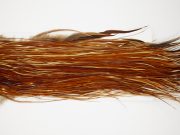 4888 Hebert Dry Fly Hackle Silver Grade Rooster Saddle Light Brown Ties Size 16-18