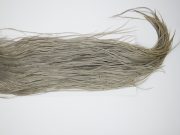 4889 Hebert Dry Fly Hackle Silver Grade Rooster Saddle Light Grey Dun Ties Size 12-14