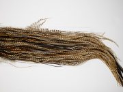 4898 Hebert Dry Fly Hackle Silver Grade Rooster Saddle Grizzly Variant Ties Size 14-18