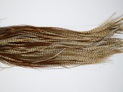 4932 Hebert Dry Fly Hackle Silver Grade Rooster Saddle Dun Grizzly Ties Size 12-14