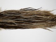 4934 Hebert Dry Fly Hackle Silver Grade Rooster Saddle Dun Grizzly Ties Size 14-16