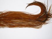 4941 Hebert Dry Fly Hackle Gold Grade Rooster Saddle Light Brown Ties Size 14-16