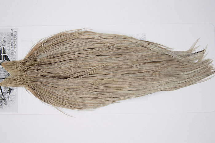 10117 Beaverkill Dry Fly Hackle Rooster Cape Light Grey Dun Ties Size 8-20