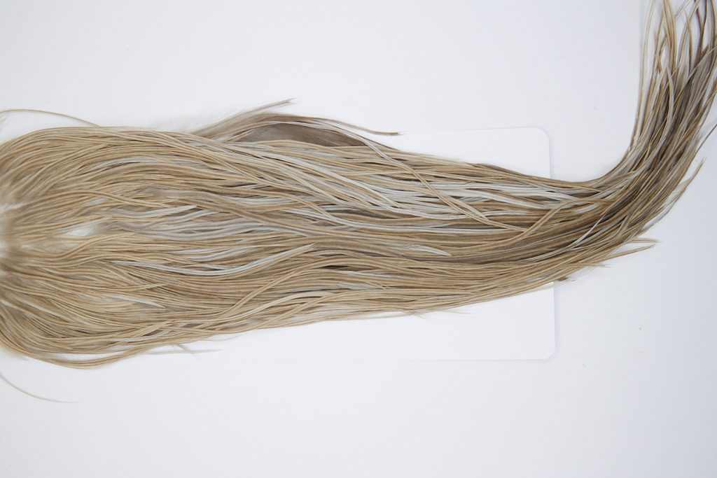 10151 Beaverkill Dry Fly Hackle Rooster Saddle Medium Grey Dun Ties Size 12-16