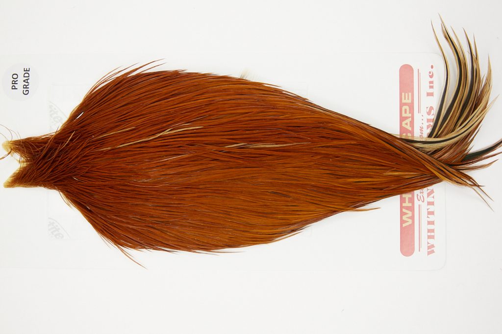 10193 Whiting Dry Fly Hackle Pro Grade Rooster Cape Brown Ties Size 10-20