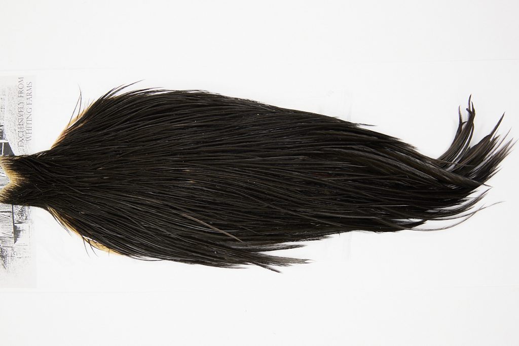 4972 Beaverkill Dry Fly Hackle Rooster Cape Black Ties Size 10-22