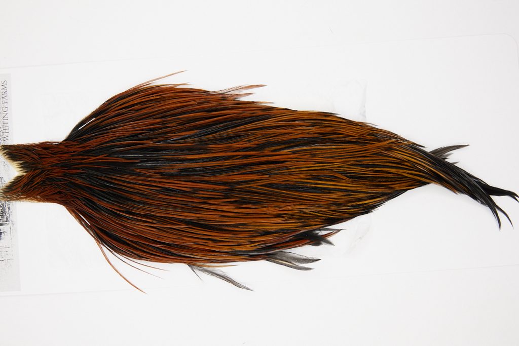 4985 Beaverkill Dry Fly Hackle Rooster Cape Furnace Ties Size 10-18