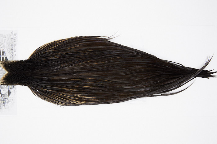 4992 Beaverkill Dry Fly Hackle Rooster Cape Dark Brown Dun Ties Size 10-20