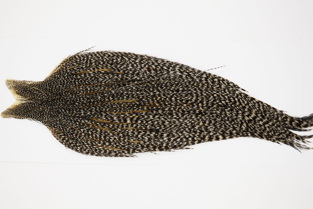 10316 JimsFlyCo Dry Fly Hackle Grade 2 Rooster Cape Grizzly Variant Ties Size 10-24