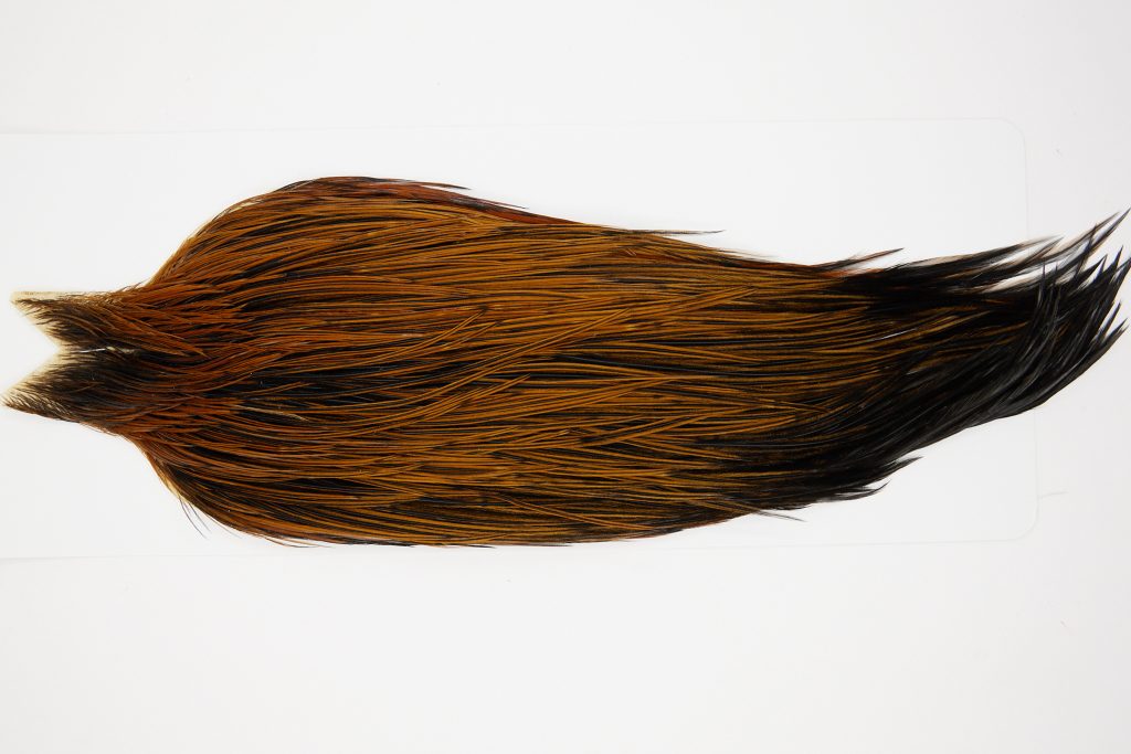 10330 JimsFlyCo Dry Fly Hackle Grade 2 Rooster Cape Furnace Ties Size 10-20