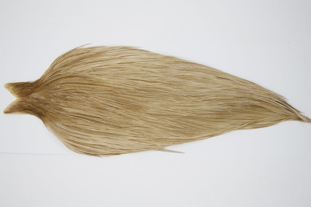 10344 JimsFlyCo Dry Fly Hackle Grade 2 Rooster Cape Medium Dun Ties Size 6-20