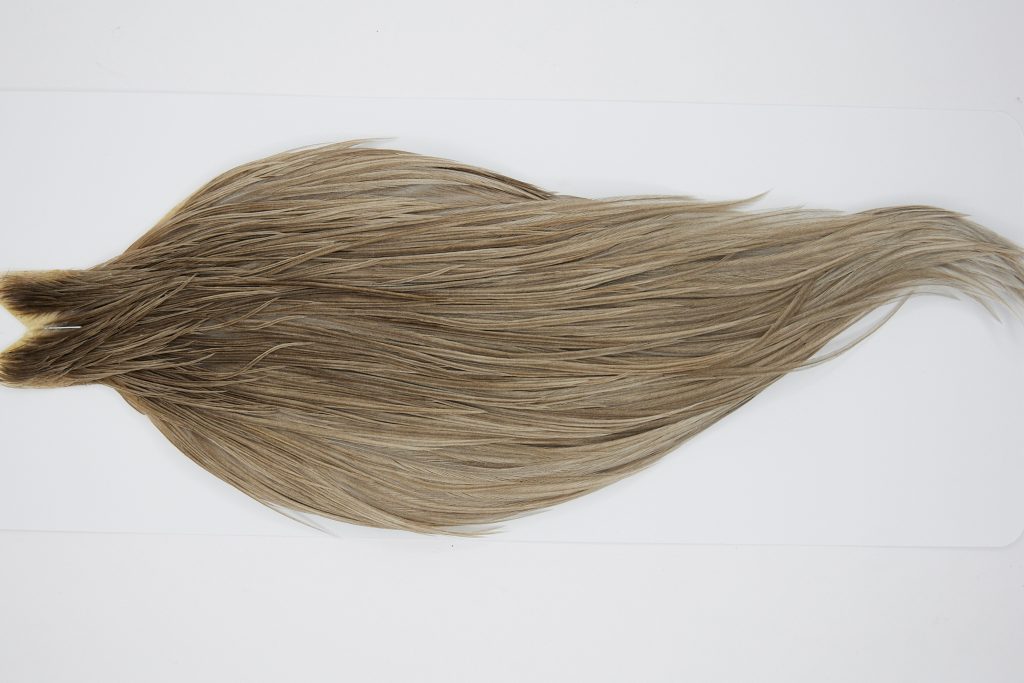 10349 JimsFlyCo Dry Fly Hackle Grade 2 Rooster Cape Medium Dun Ties Size 8-20