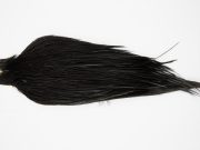 10356 JimsFlyCo Dry Fly Hackle Grade 2 Rooster Cape Black Ties Size 10-20