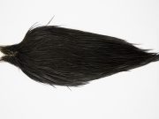 10358 JimsFlyCo Dry Fly Hackle Grade 2 Rooster Cape Black Ties Size 10-20