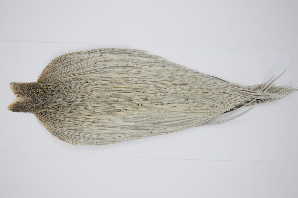 10364 JimsFlyCo Dry Fly Hackle Grade 2 Rooster Saddle Light Dun Ties Size 12-22