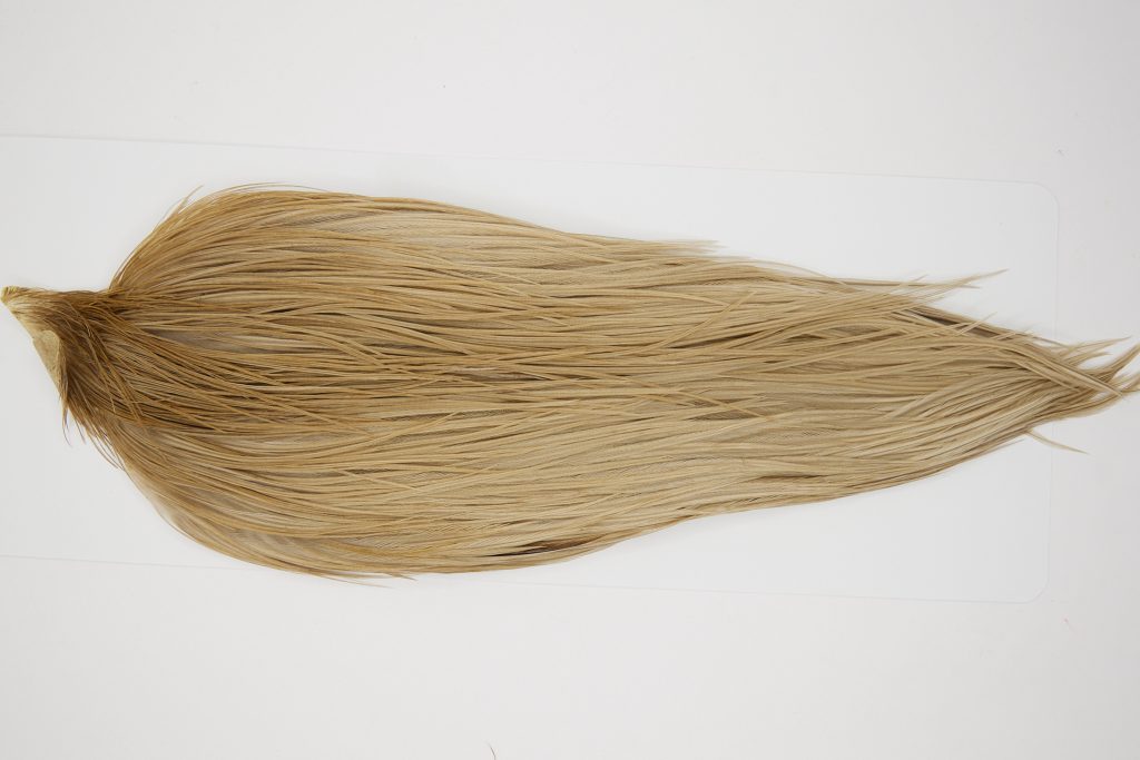 10414 JimsFlyCo Dry Fly Hackle Grade 1 Rooster Cape Medium Dun Ties Size 8-22