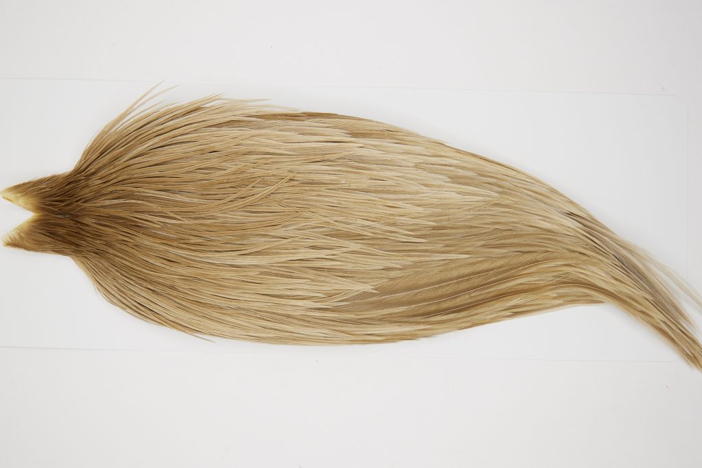 10416 JimsFlyCo Dry Fly Hackle Grade 1 Rooster Cape Medium Dun Ties Size 10-18