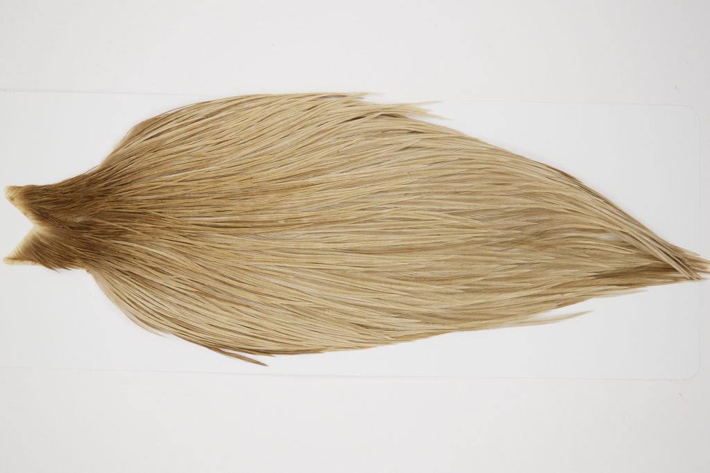 10418 JimsFlyCo Dry Fly Hackle Grade 1 Rooster Cape Medium Dun Ties Size 10-18