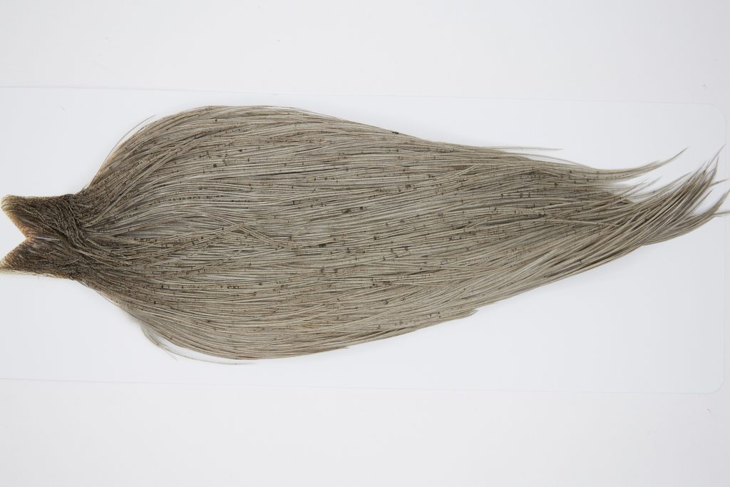 10420 JimsFlyCo Dry Fly Hackle Grade 1 Rooster Cape Medium Dun Ties Size 10-20