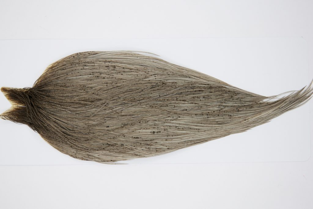 10421 JimsFlyCo Dry Fly Hackle Grade 1 Rooster Cape Medium Dun Ties Size 10-22