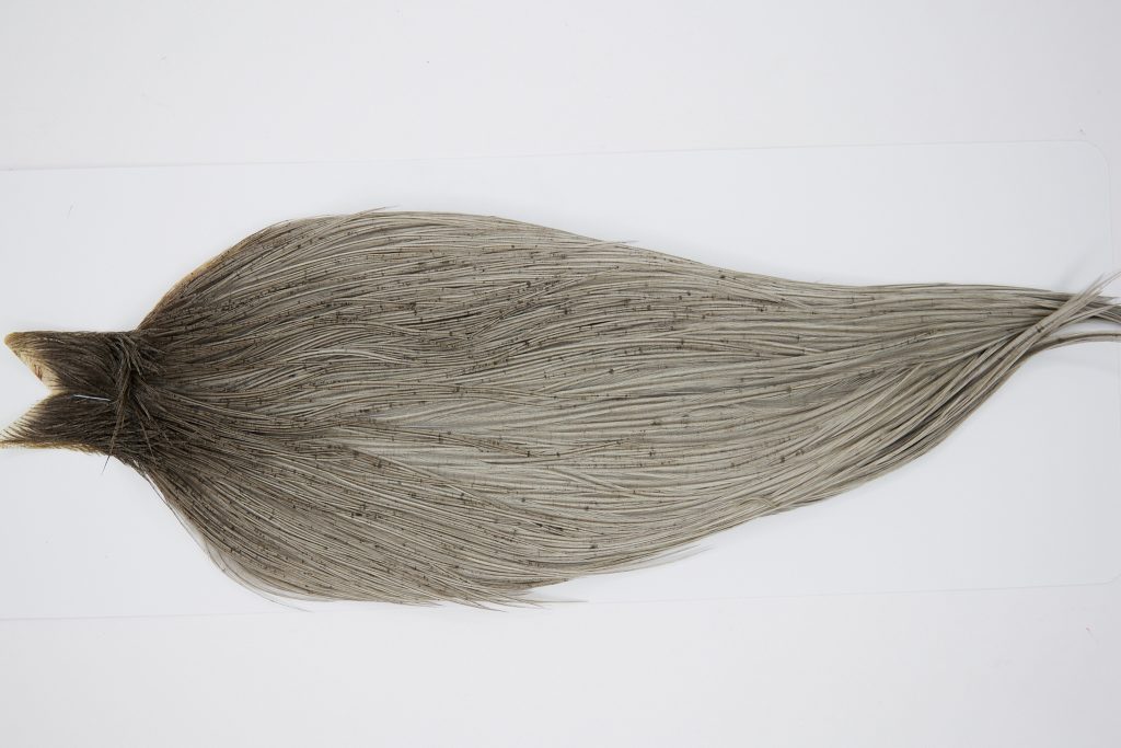 10422 JimsFlyCo Dry Fly Hackle Grade 1 Rooster Cape Medium Dun Ties Size 10-18