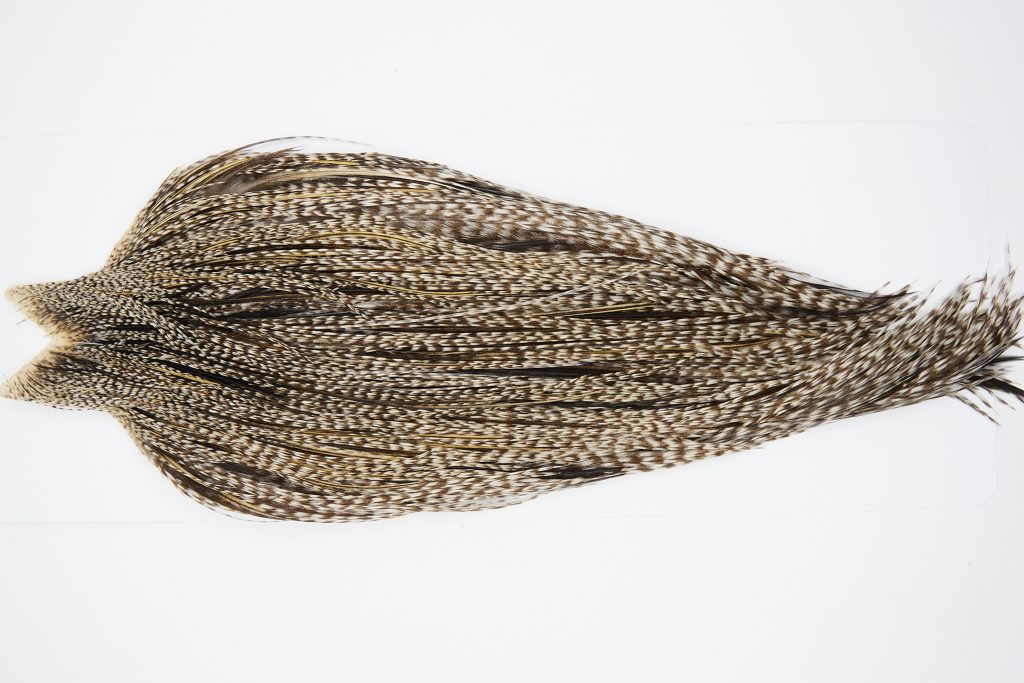 10427 JimsFlyCo Dry Fly Hackle Grade 1 Rooster Cape Grizzly Dun Variant Ties Size 10-22