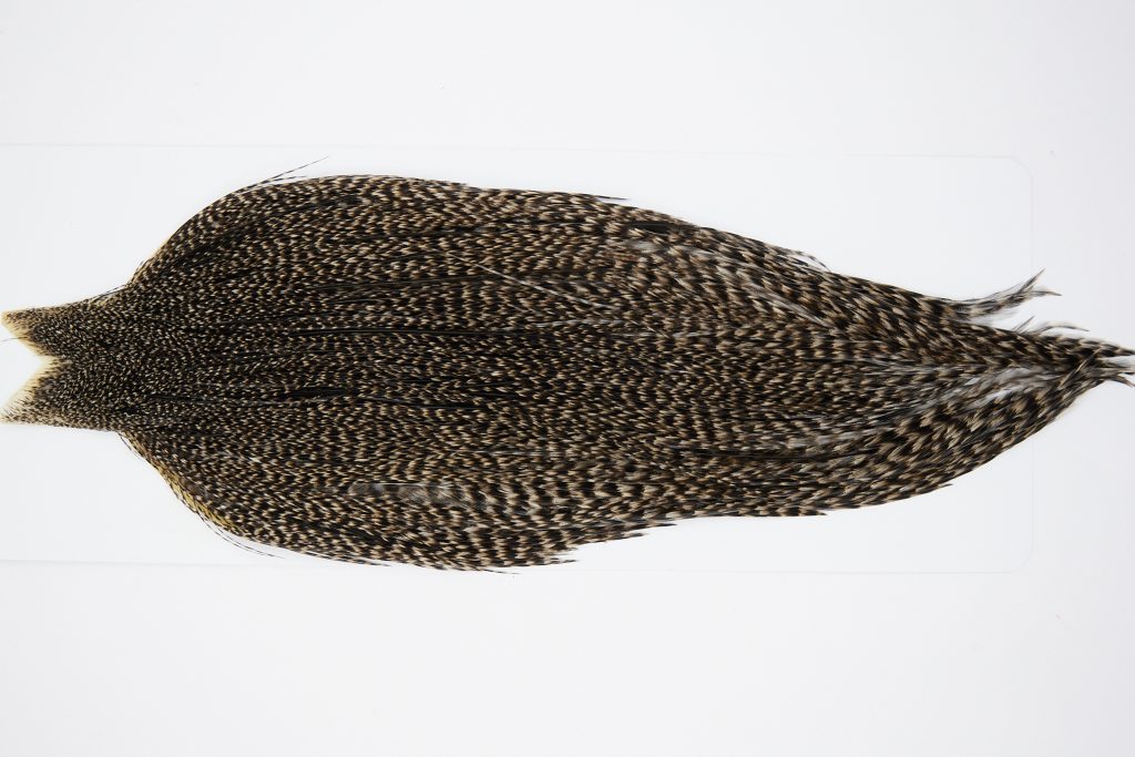 10428 JimsFlyCo Dry Fly Hackle Grade 1 Rooster Cape Grizzly Variant Ties Size 10-24