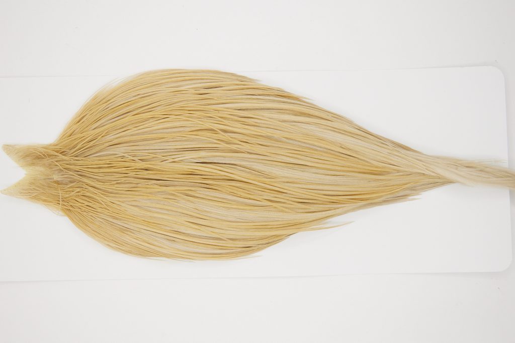 10438 JimsFlyCo Dry Fly Hackle Grade 1 Rooster Cape Ginger Dun Ties Size 10-22