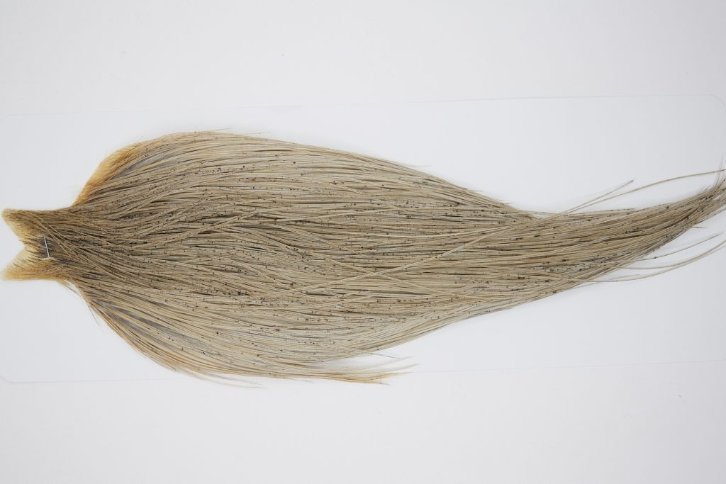 10440 JimsFlyCo Dry Fly Hackle Grade 1 Rooster Cape Light Dun Ties Size 10-22