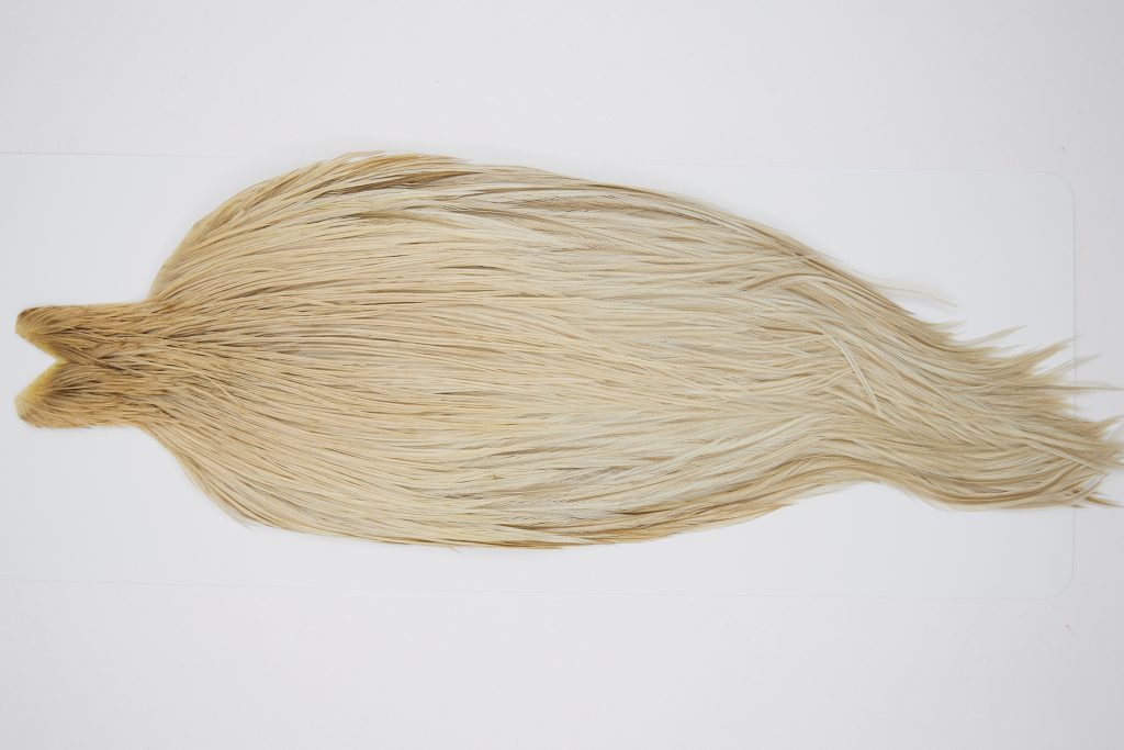 10445 JimsFlyCo Dry Fly Hackle Grade 1 Rooster Cape Light Dun Ties Size 8-22