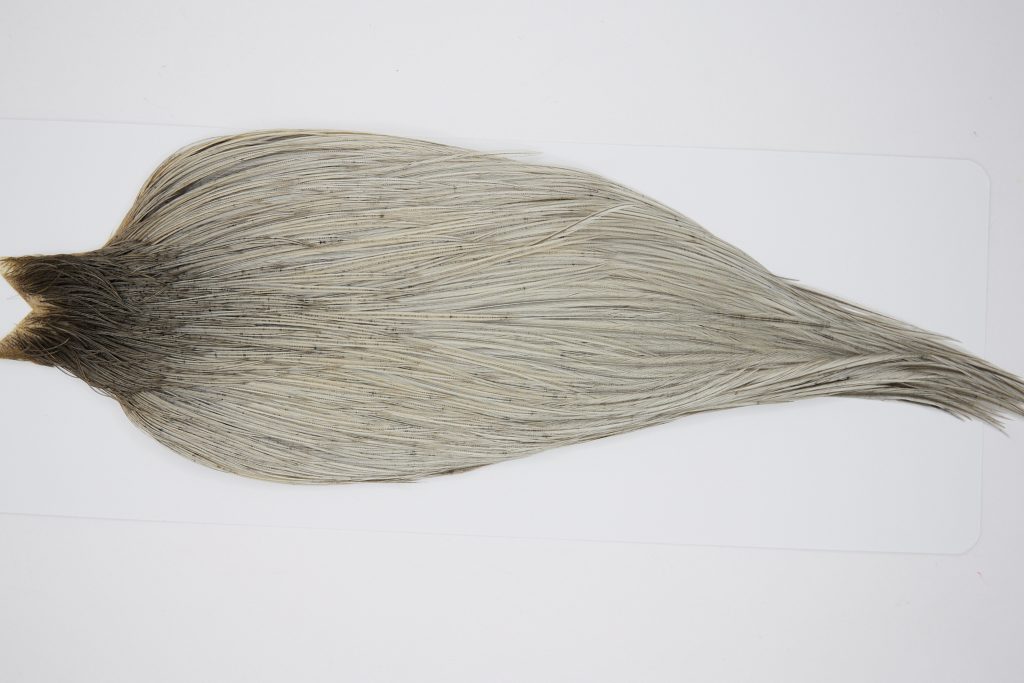 10447 JimsFlyCo Dry Fly Hackle Grade 1 Rooster Cape Light Dun Ties Size 10-20