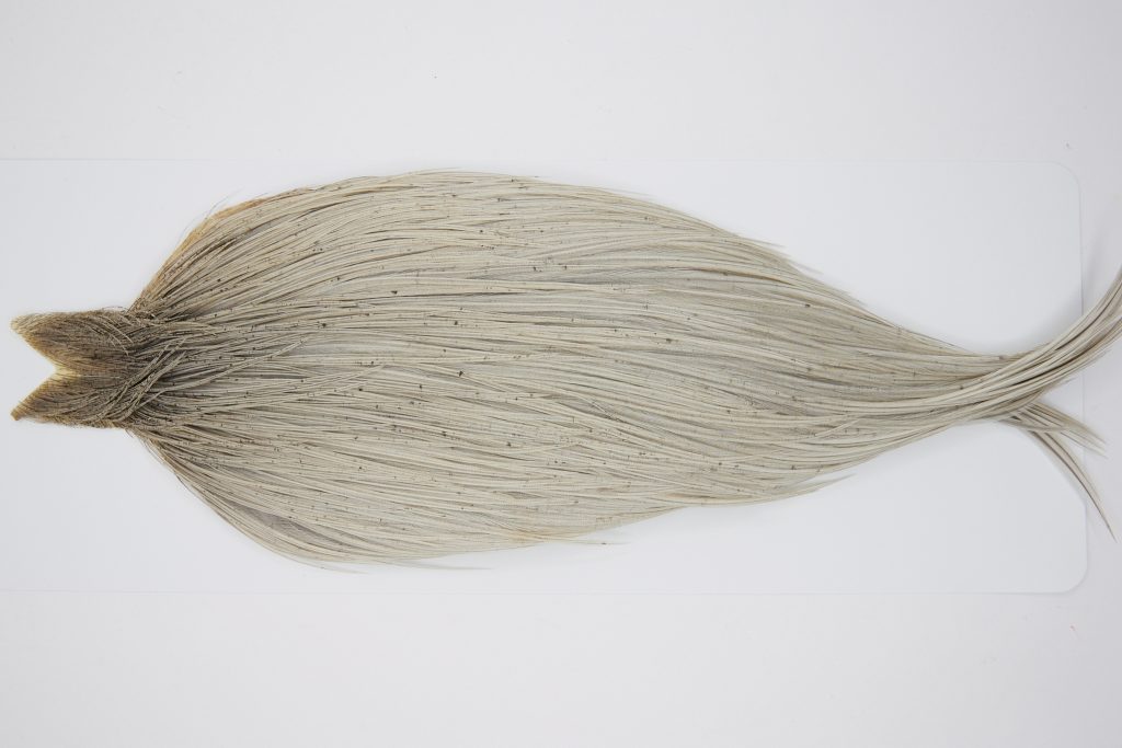 10448 JimsFlyCo Dry Fly Hackle Grade 1 Rooster Cape Light Dun Ties Size 10-22