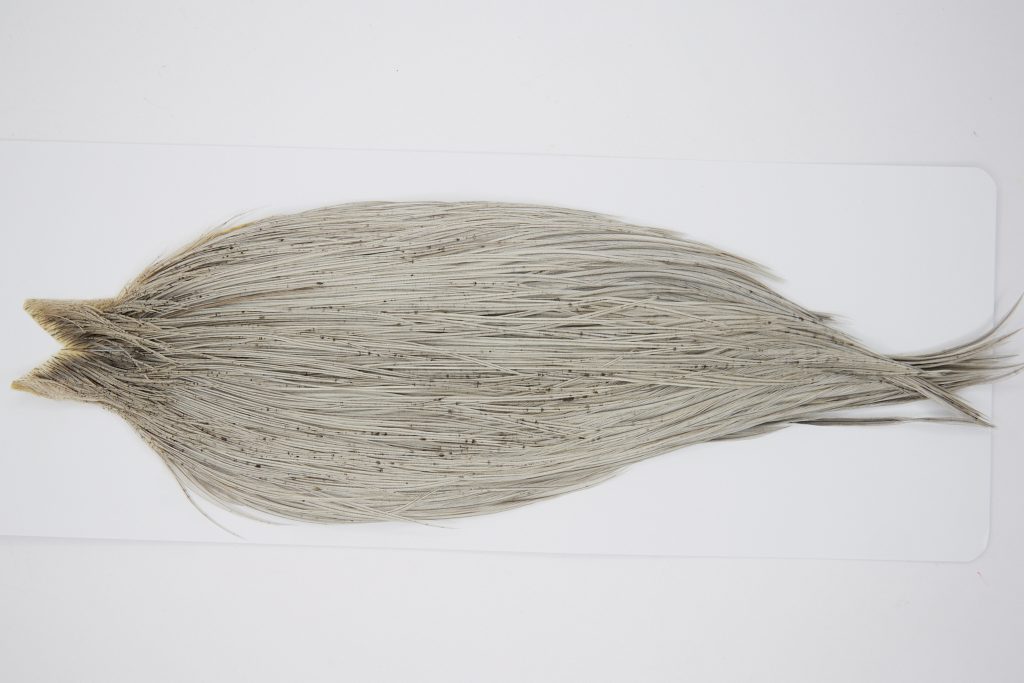 10449 JimsFlyCo Dry Fly Hackle Grade 1 Rooster Cape Light Dun Ties Size 10-20