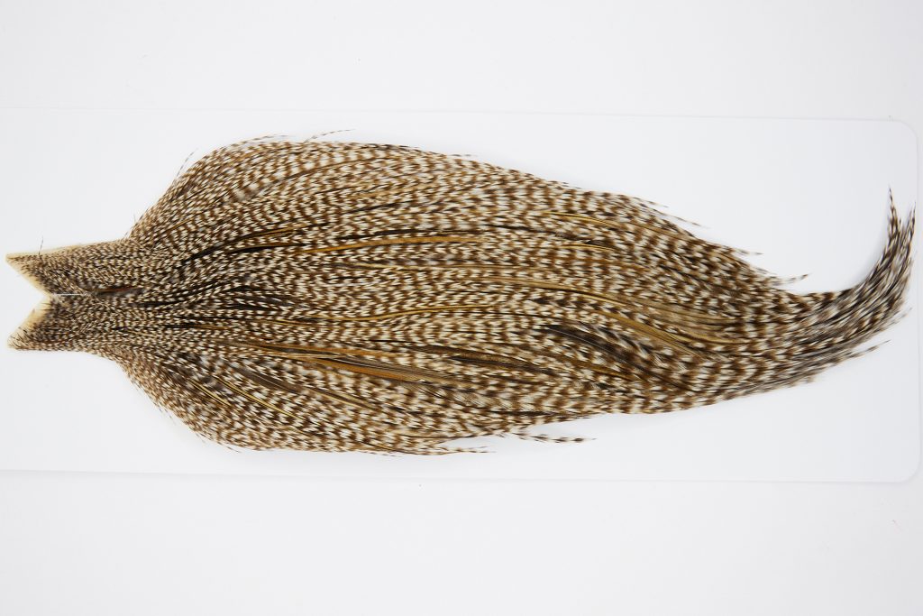 10466 JimsFlyCo Dry Fly Hackle Grade 1 Rooster Cape Grizzly Dun Variant Ties Size 8-22