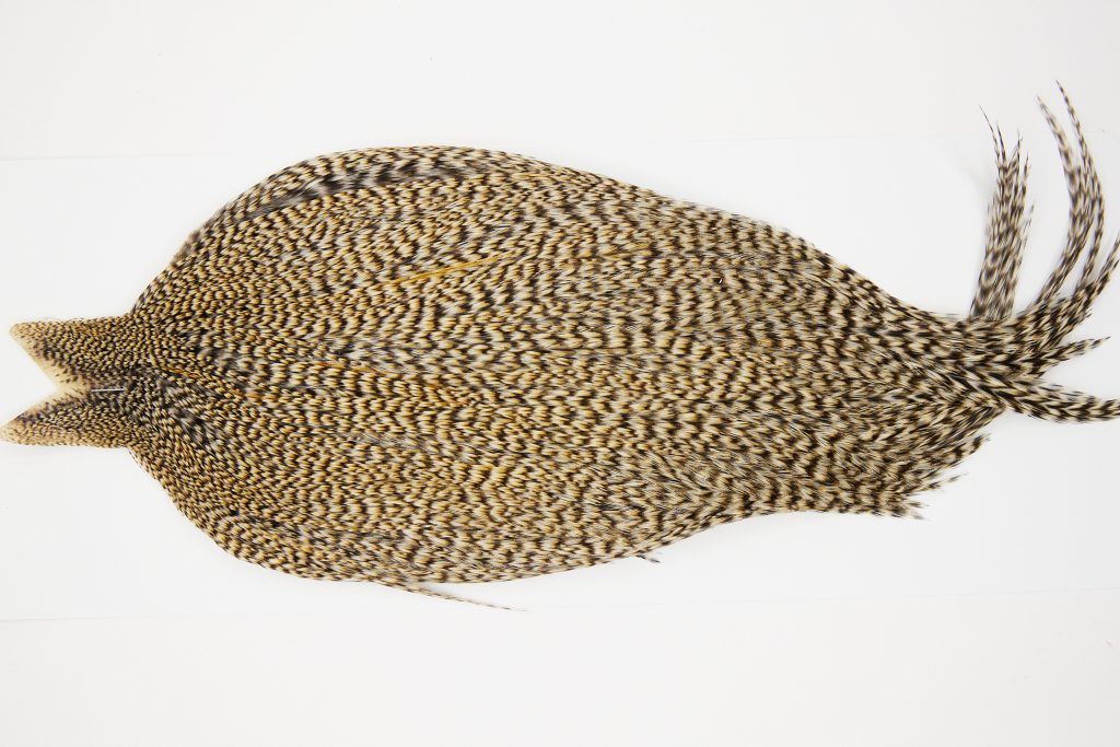 10473 JimsFlyCo Dry Fly Hackle Grade 1 Rooster Saddle Cree Variant Ties Size 8-20