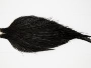 10476 JimsFlyCo Dry Fly Hackle Grade 1 Rooster Cape Black Ties Size 10-24