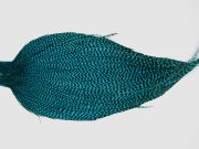 10481 JimsFlyCo Dry Fly Hackle Grade 1 Rooster Cape Grizzly Kingfisher Blue Ties Size 10-20