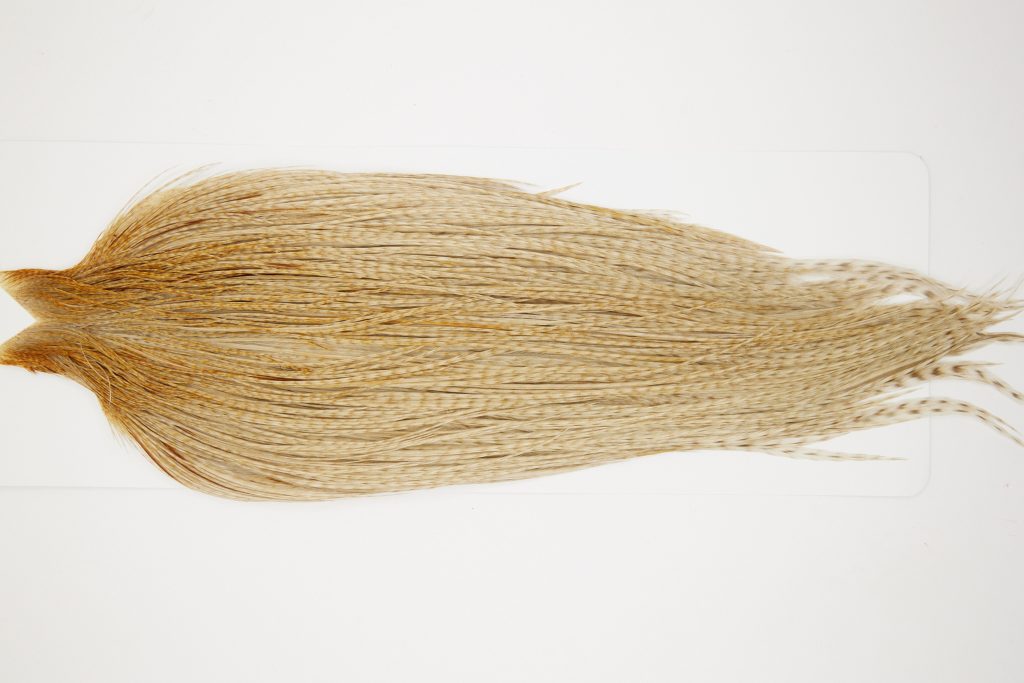 10489 JimsFlyCo Dry Fly Hackle Rhodium Rooster Cape Variant Ties Size 10-22