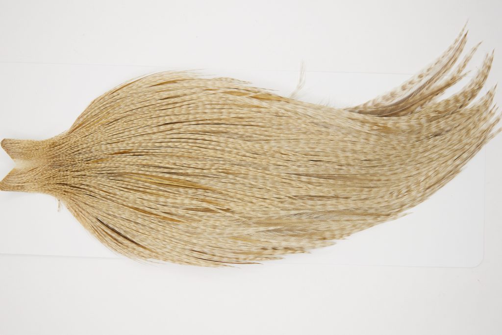 10491 JimsFlyCo Dry Fly Hackle Rhodium Rooster Cape Variant Ties Size 10-22