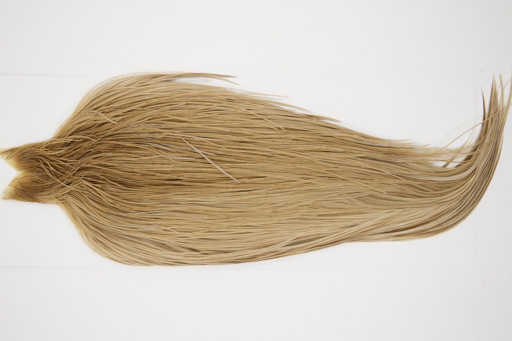 10492 JimsFlyCo Dry Fly Hackle Rhodium Rooster Cape Brown Dun Ties Size 10-22