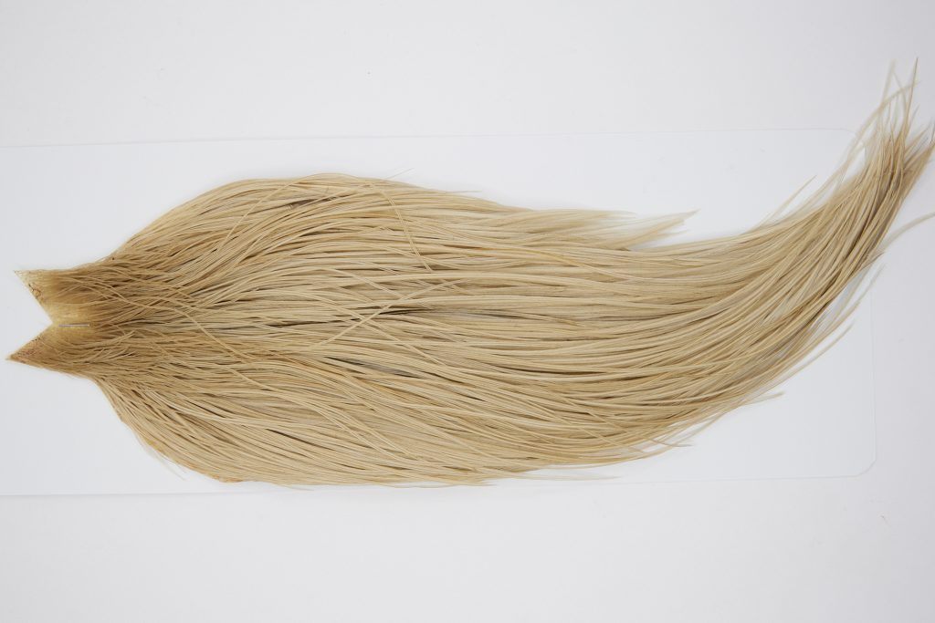 10500 JimsFlyCo Dry Fly Hackle Rhodium Rooster Cape Light Dun Ties Size 8-20