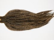 10504 JimsFlyCo Dry Fly Hackle Rhodium Rooster Cape Grizzly Variant Ties Size 12-24