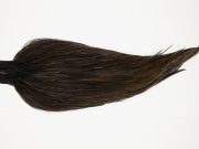 10506 JimsFlyCo Dry Fly Hackle Rhodium Rooster Cape Black Ties Size 10-20