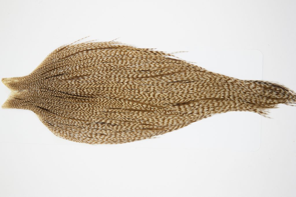 10511 JimsFlyCo Dry Fly Hackle Rhodium Rooster Cape Grizzly Dun Variant Ties Size 8-22