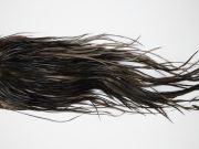 10526 JimsFlyCo Dry Fly Hackle Grade 3 Rooster Saddle Black Ties Size 10