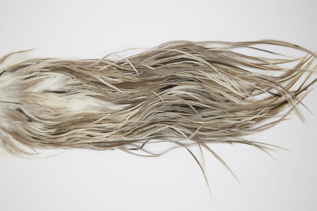 10532 JimsFlyCo Dry Fly Hackle Grade 3 Rooster Saddle Dun Splash Ties Size 12-14