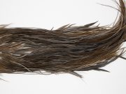 10536 JimsFlyCo Dry Fly Hackle Grade 2 Rooster Saddle Dark Dun Ties Size 12-14