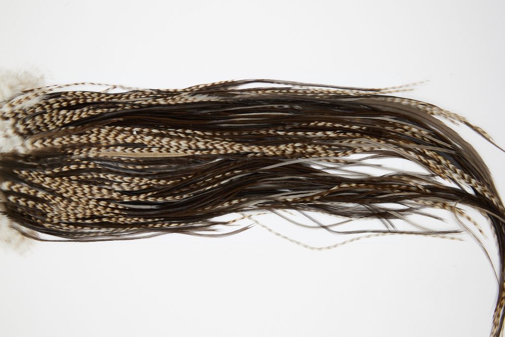 10540 JimsFlyCo Dry Fly Hackle Grade 2 Rooster Saddle Variant Ties Size 12-14