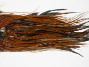 10566 JimsFlyCo Dry Fly Hackle Grade 2 Rooster Saddle Furnace Ties Size 16-18
